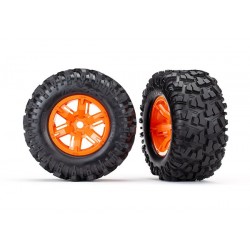 Cerchi e gomme Xmaxx arancio