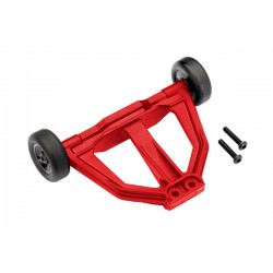 Wheelie bar, red (assembled)