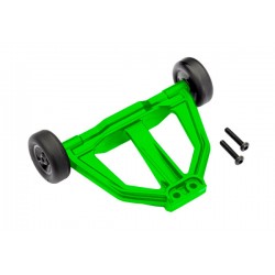 Wheelie bar, green (assembled)